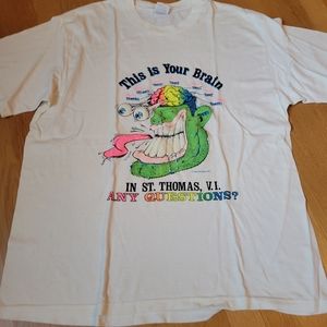 Vintage st Thomas tshirt sz xl